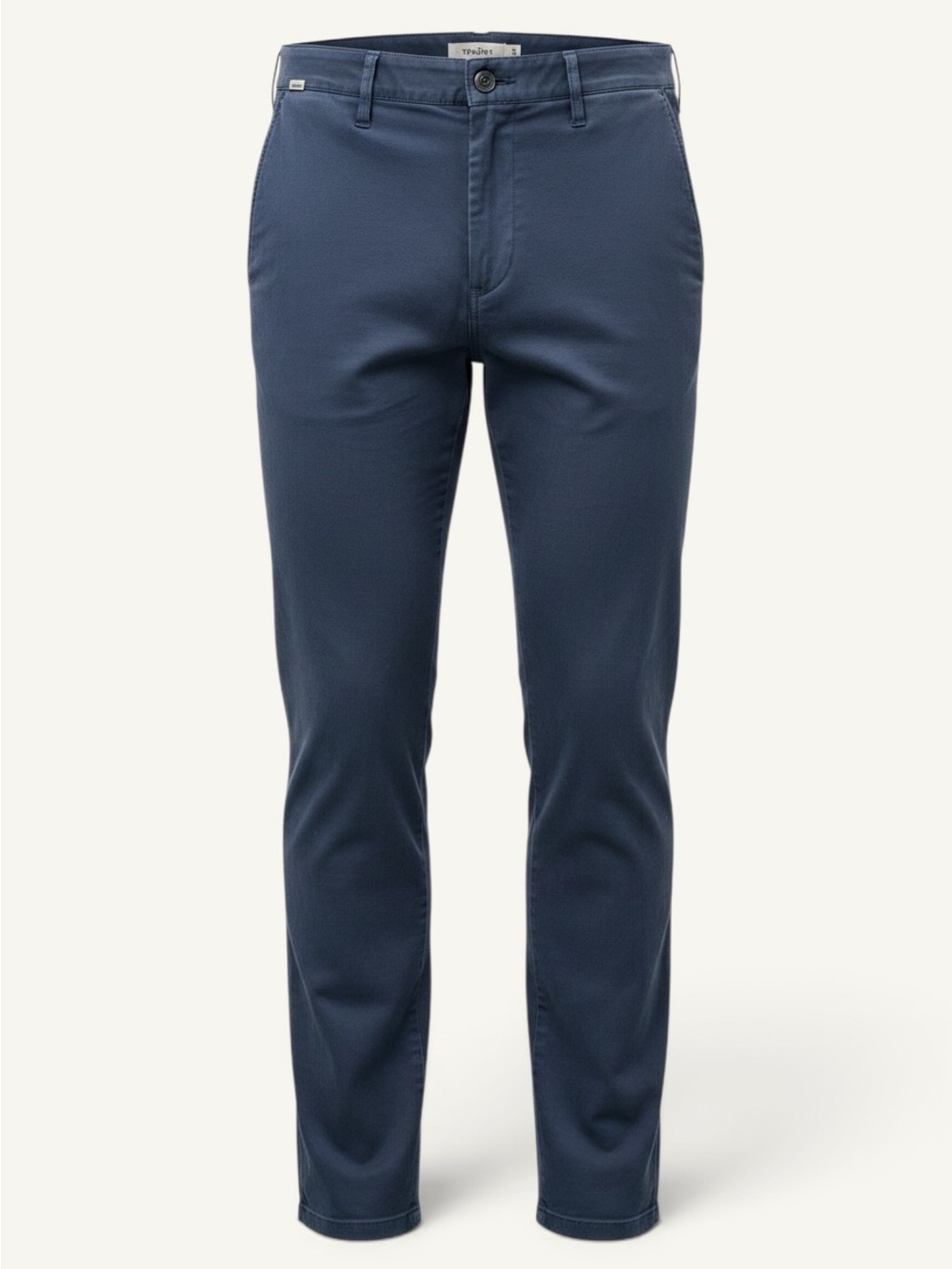 Tenore Navy Blue Performance Twill Chino Pants Size 36